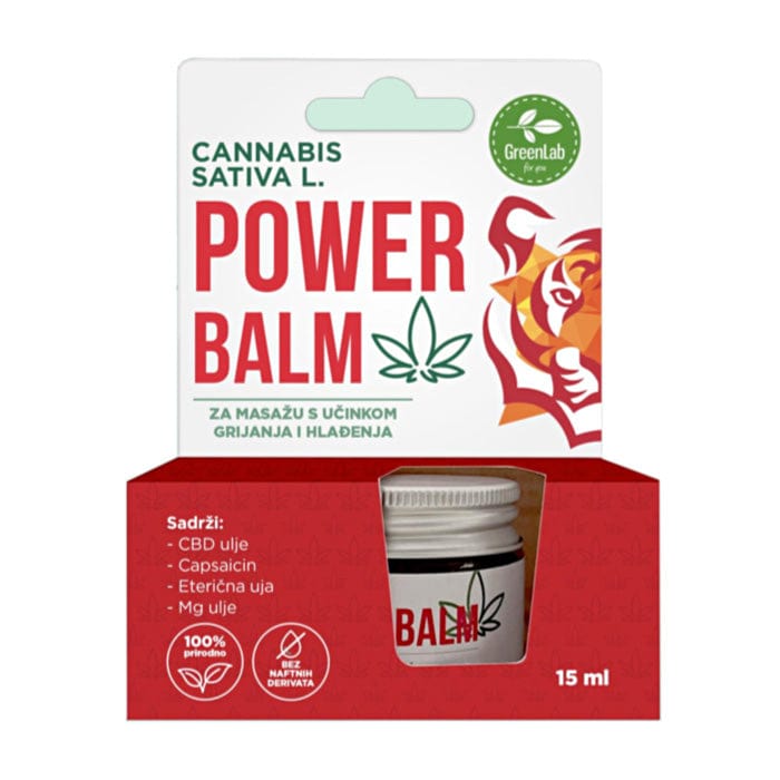 Power Balm GreenLab 15ml - Alternativa Webshop