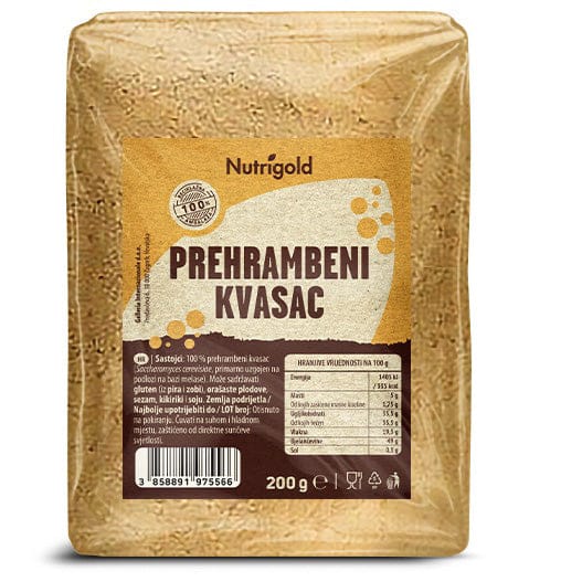 Prehrambeni kvasac 200g Nutrigold - Alternativa Webshop