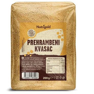 Prehrambeni kvasac 200g Nutrigold - Alternativa Webshop