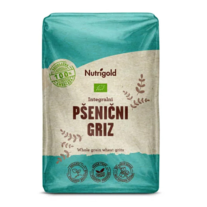 BIO Pšenični griz integralni 500g Nutrigold