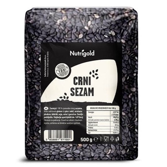Sezam crni 500g Nutrigold - Alternativa Webshop