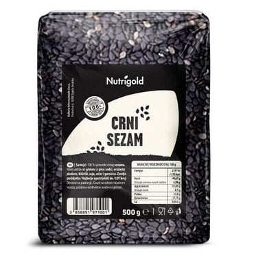 Sezam crni 500g Nutrigold - Alternativa Webshop