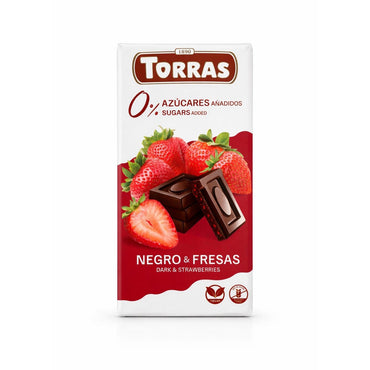 Tamna čokolada s jagodama Torras 75g - Alternativa Webshop