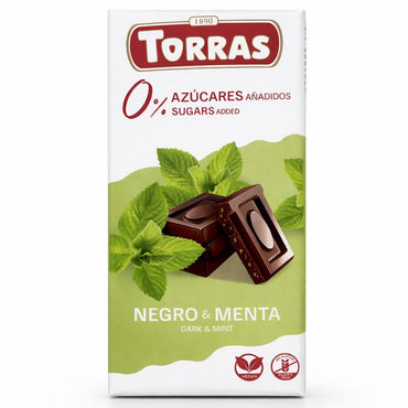 Tamna čokolada s mentom Torras 75g - Alternativa Webshop