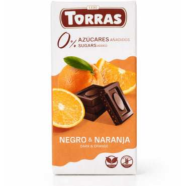 Tamna čokolada s narančom Torras 75g - Alternativa Webshop