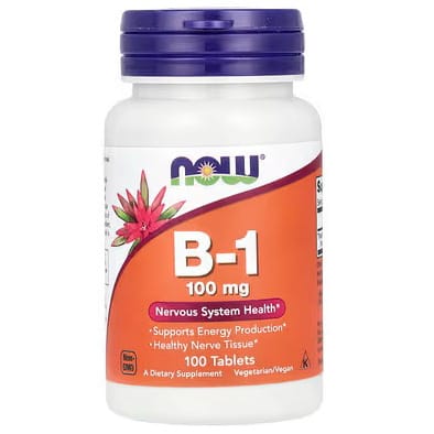 Vitamin B1 (Tiamin) 100 mg Now Foods  100 tableta. - Alternativa Webshop