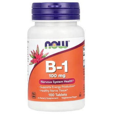Vitamin B1 (Tiamin) 100 mg Now Foods  100 tableta. - Alternativa Webshop