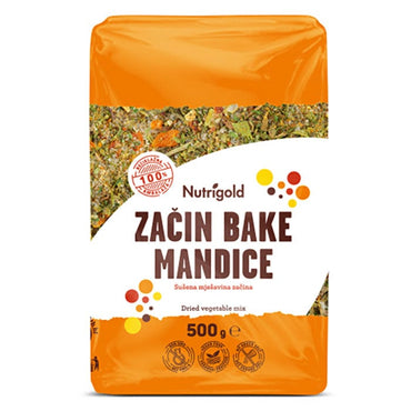 Zdravi mix začina bez soli bake Mandice Nutrigold 500g - Alternativa Webshop