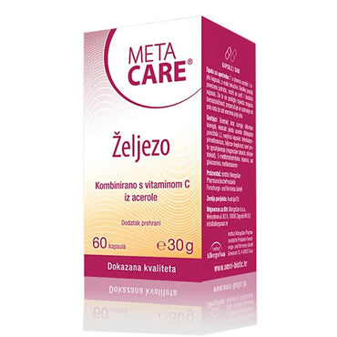 Željezo META-CARE 60 kapsula - Alternativa Webshop