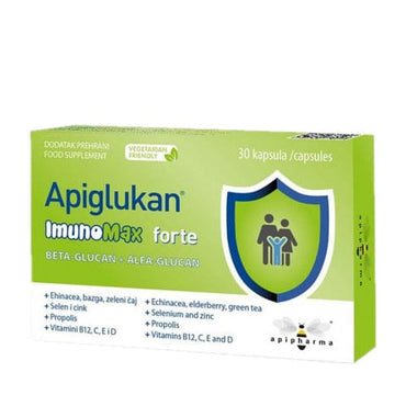 Apiglukan Imunomax Forte Beta-Glukan + Alfa-Glukan 30 kapsula - Alternativa Webshop
