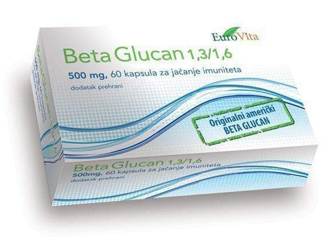 Beta Glucan 1,3/1,6 EuroVita 60 kapsula (500mg) - Alternativa Webshop