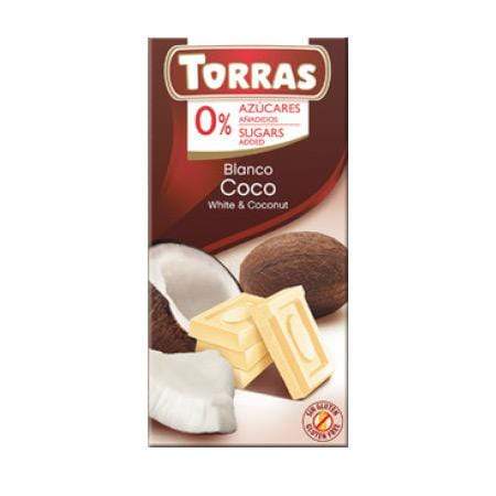 Bijela čokolada s kokosom Torras 75g