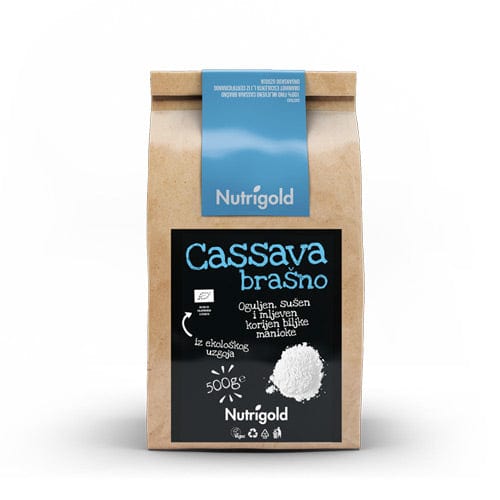 BIO Cassava brašno 500g Nutrigold - Alternativa Webshop