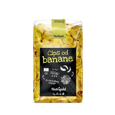 BIO Čips od banane 500g Nutrigold - Alternativa Webshop