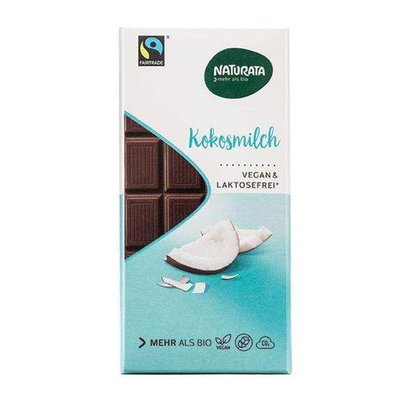 BIO Čokolada s kokosom bez laktoze Naturata 100g