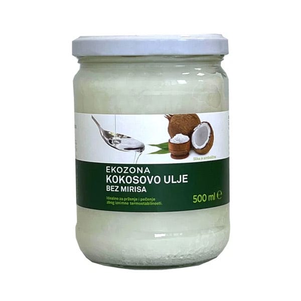 BIO Kokosovo ulje bez mirisa EKOZONA 500ml - Alternativa Webshop