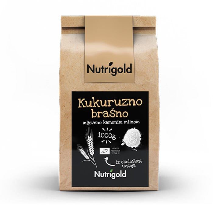 BIO Kukuruzno brašno 1kg Nutrigold - Alternativa Webshop