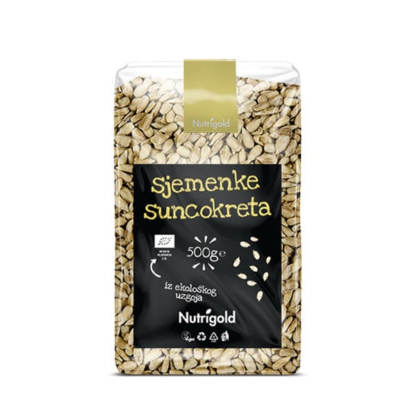 BIO Suncokret sjemenke oljuštene 500g Nutrigold - Alternativa Webshop