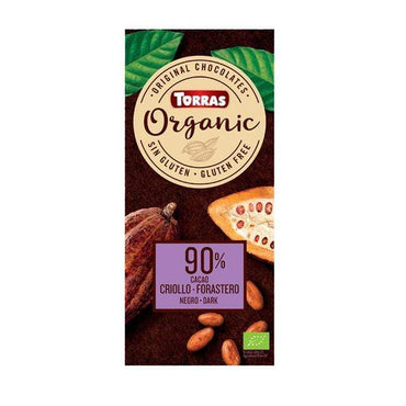 BIO Tamna čokolada (90% kakao) Torras 100g - Alternativa Webshop