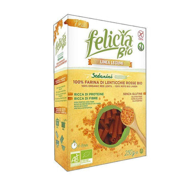BIO Tjestenina od crvene leće bez glutena Sedanini Felica 250g - Alternativa Webshop
