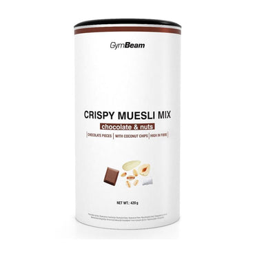 Crispy Muesli Mix čokolada - orašasti plodovi GymBeam 420g - Alternativa Webshop