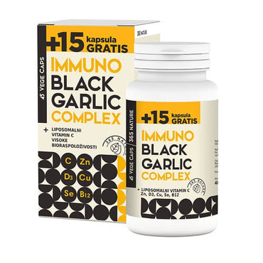 Immuno Black Garlic complex 365 Nature 30 kapsula + 15 kapsula gratis - Alternativa Webshop