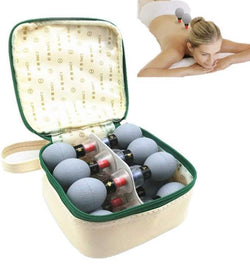 Magnetski cupping set - cupping, magnetoterapija i akupunktura u jednom - 12 komada - Alternativa Webshop