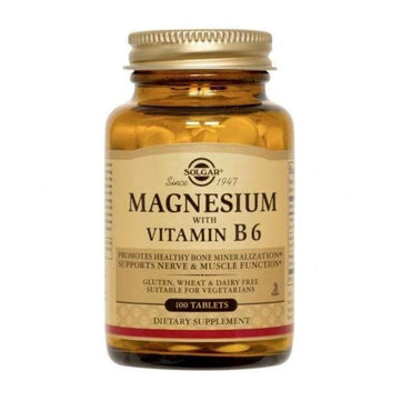 Magnezij s vitaminom B6 Solgar 100 tableta - Alternativa Webshop
