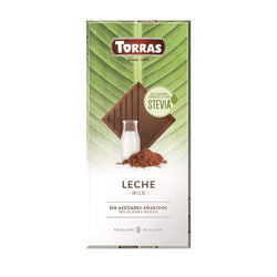 Mliječna čokolada sa stevijom Torras 100g