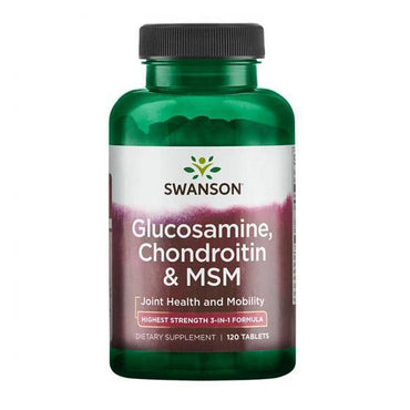 Premium Glucosamine, Chondroitin & MSM Swanson 120 tableta