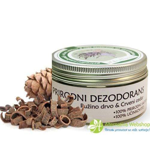 Prirodni dezodorans Ružino drvo&Crveni Cedar Mala od lavande 100g - Alternativa Webshop