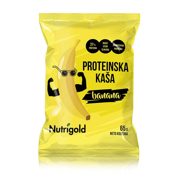 Proteinska kaša Banana 65g Nutrigold - Alternativa Webshop