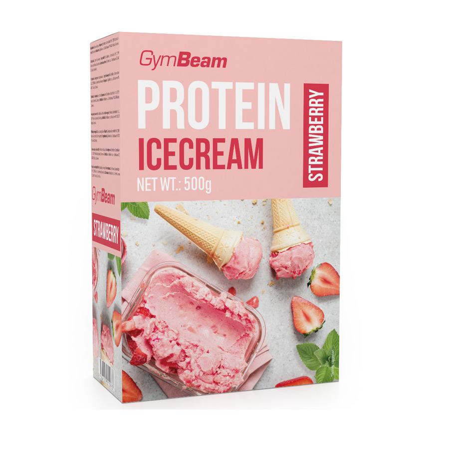 Proteinski sladoled jagoda GymBeam 500g