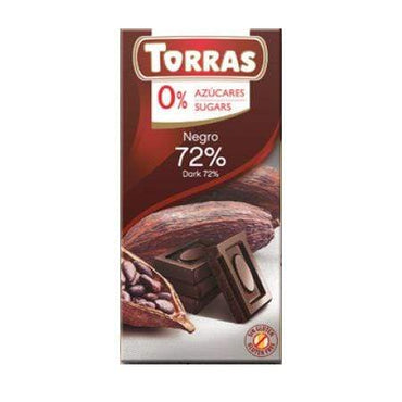 Tamna čokolada (72% kakao) Torras 75g