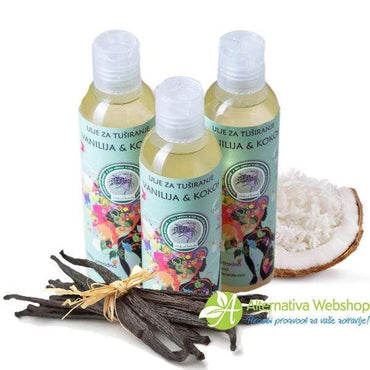 Ulje za tuširanje vanilija i kokos trava Mala od lavande 220ml - Alternativa Webshop
