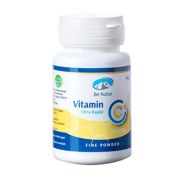 Ultra Rapid Vitamin C+ s dodatkom inulina Be Natur 60g