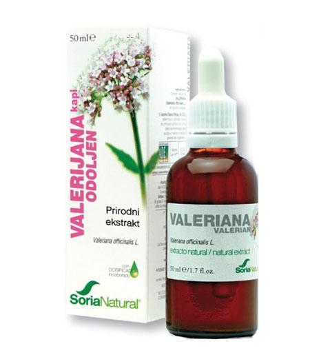 Valerijana bezalkoholni ekstrakt Soria Natural 50ml