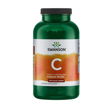 Vitamin C 500 with Rose Hips Swanson 100 kapsula - Alternativa Webshop