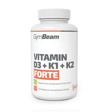 Vitamin D3+K1+K2 Forte GymBeam 120 tableta - Alternativa Webshop