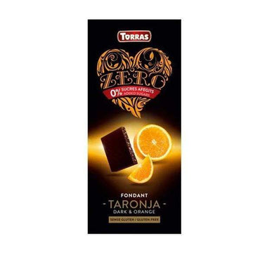 Zero Line Tamna čokolada s narančom Torras 125g - Alternativa Webshop